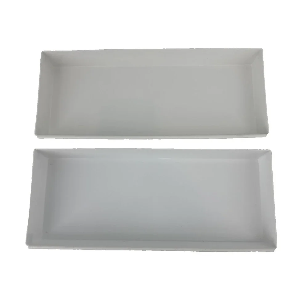 Rubbermaid Vintage Drawer Organizer - 15 x 6 x 2 White # 2918 Lot Of 2